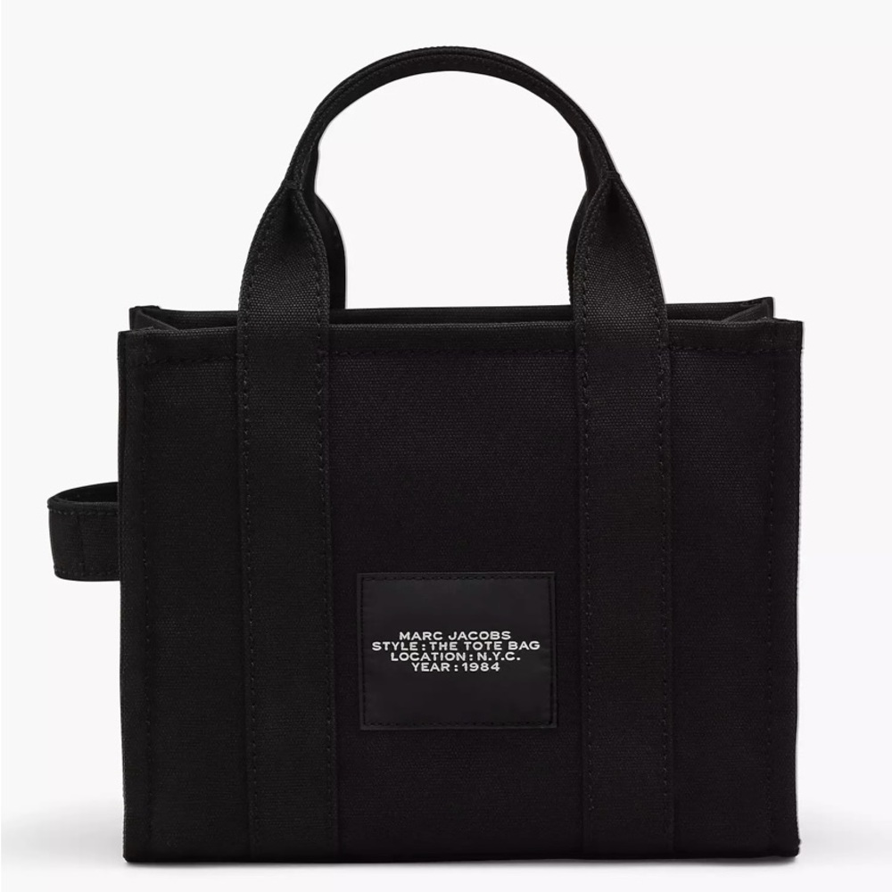 Marc Jacobs: The Tote Bag (Canvas Black & White Small) 🤍 - Picture 13 of 14